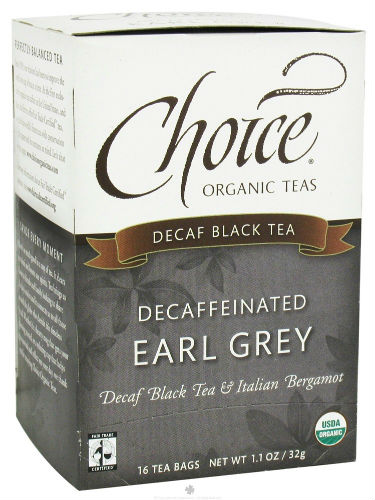 CHOICE ORGANIC TEAS: Decaffeinated Earl Grey 16 bag